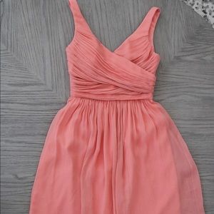 Coral Chiffon Dress